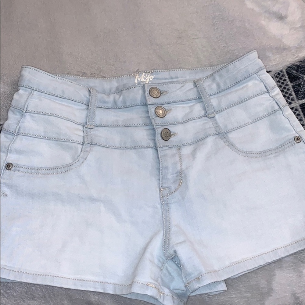 Light blue shorts